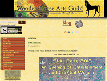 Tablet Screenshot of blog.woodenhorsearts.com